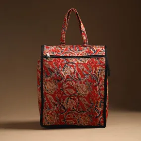 Red - Handcrafted Cotton Shopping Bag 30