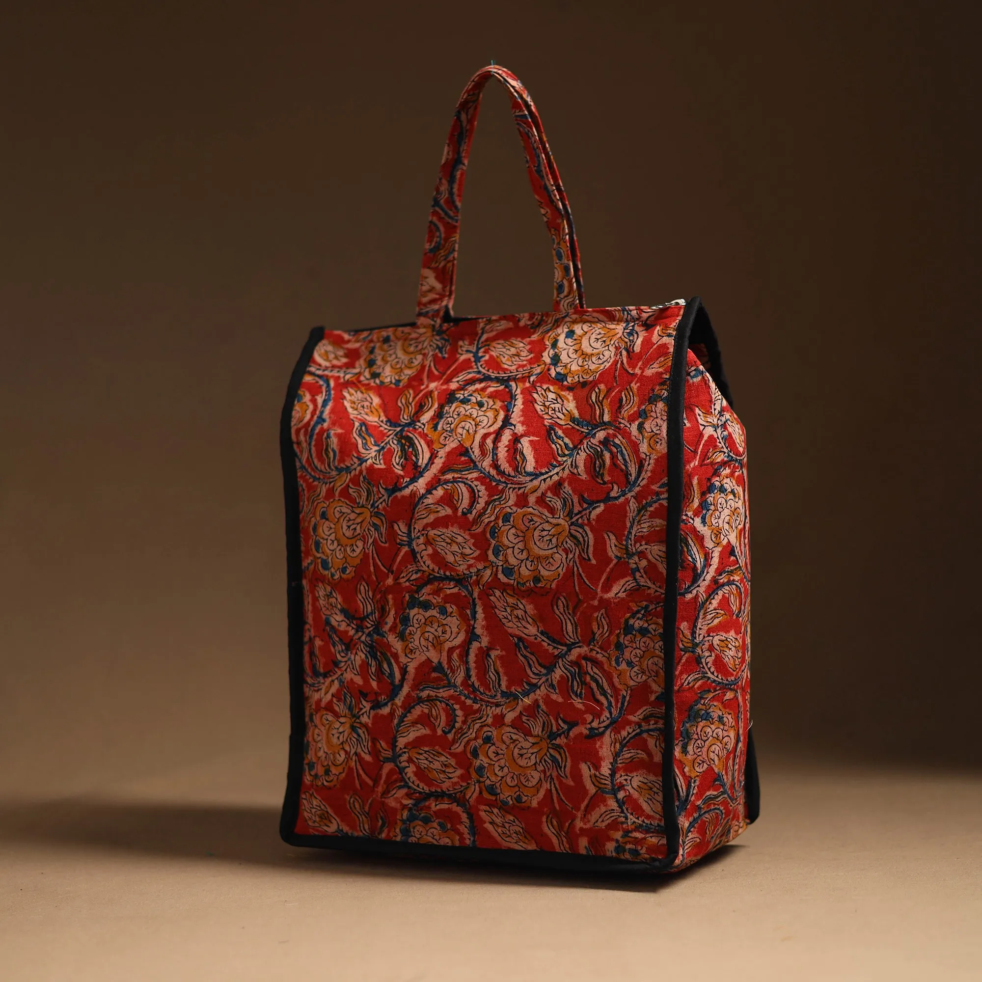 Red - Handcrafted Cotton Shopping Bag 30