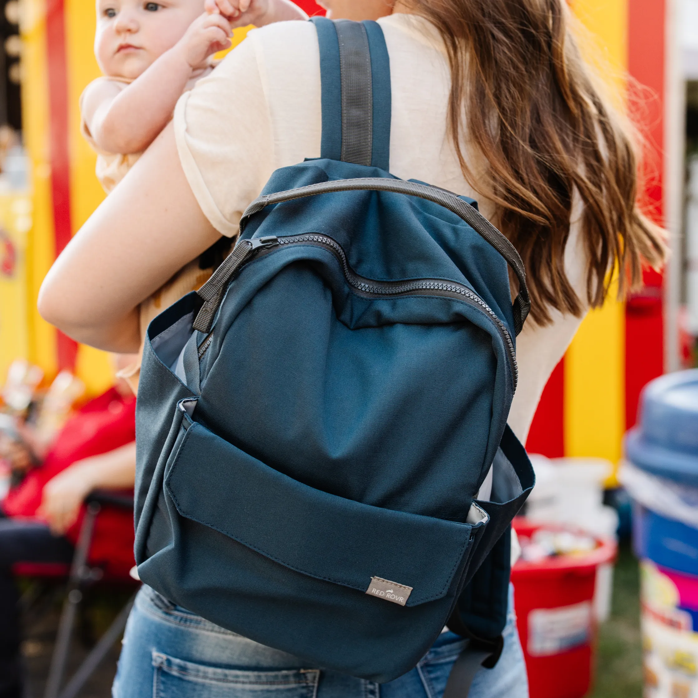 Red Rovr® Mini Roo Backpack - Navy