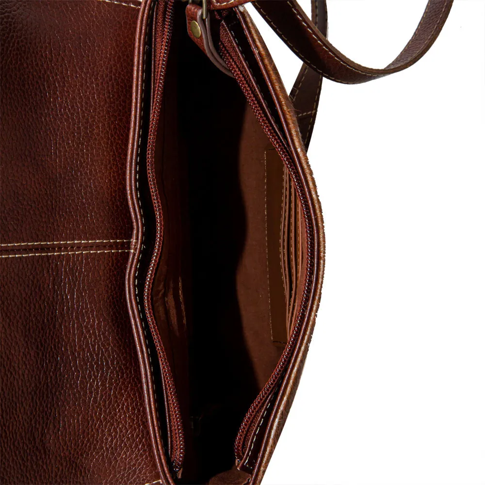 Ridge Morning Glory Leather  & Hairon Bag