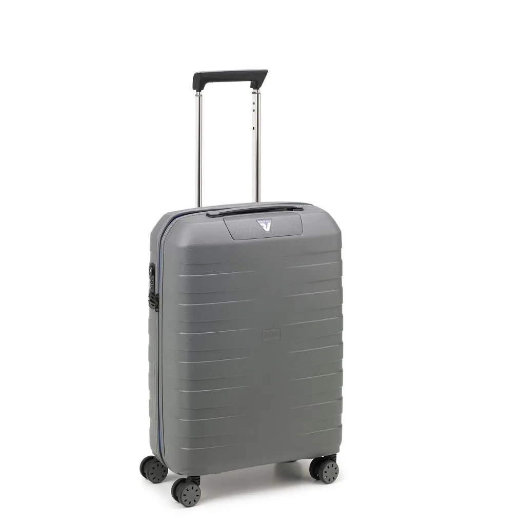 Roncato Box Young Hardsided Spinner Suitcase 3pc Set Grey