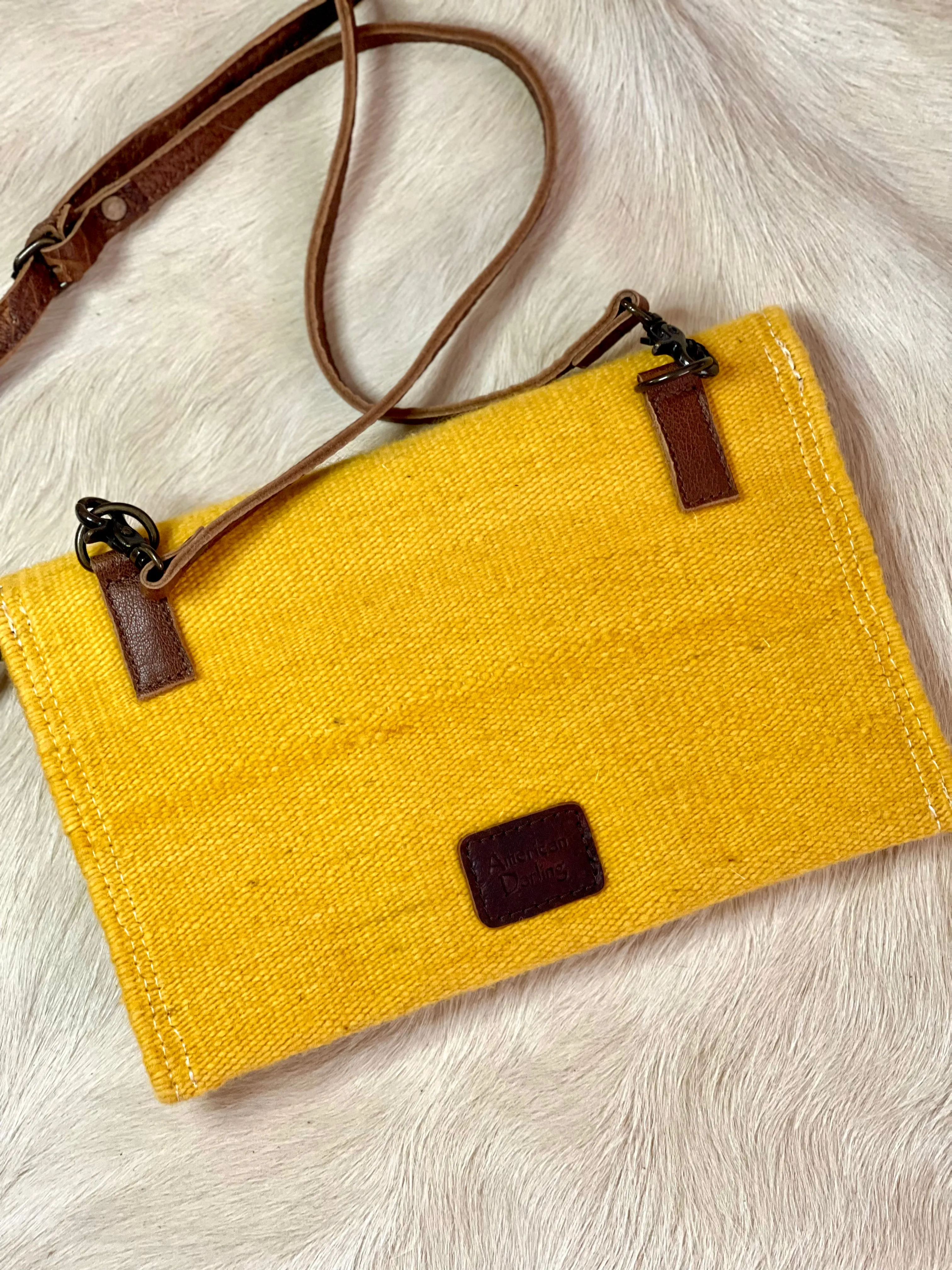 Santa Fe Wool Clutch/Crossbody