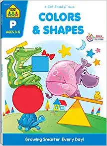 School Zone A Get Ready! Book Color & Shapes Ages 3-5