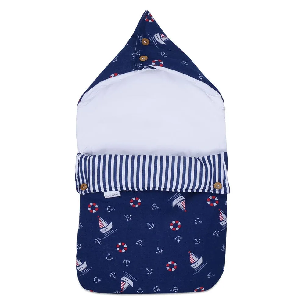 Sea's the day Muslin Carrier Nest / sleeping bag , 0-12 Months