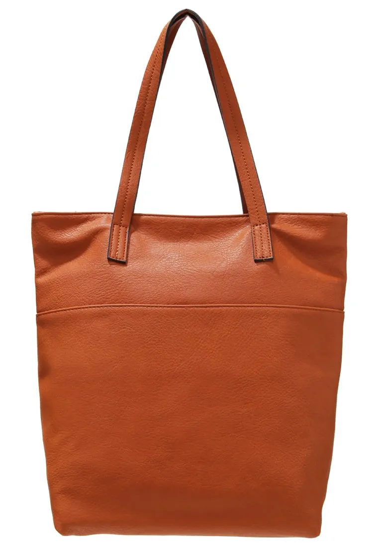 Shopping Bag  cognac blue