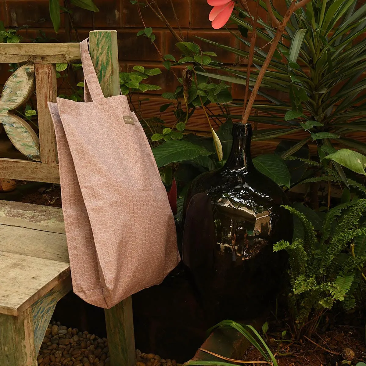 Shopping Bag - Geo Pink