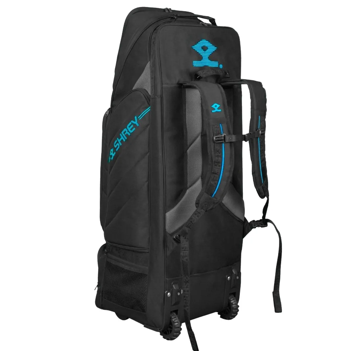 Shrey Cricket Meta 120 Blue Large Wheelie Duffle Bag 2024