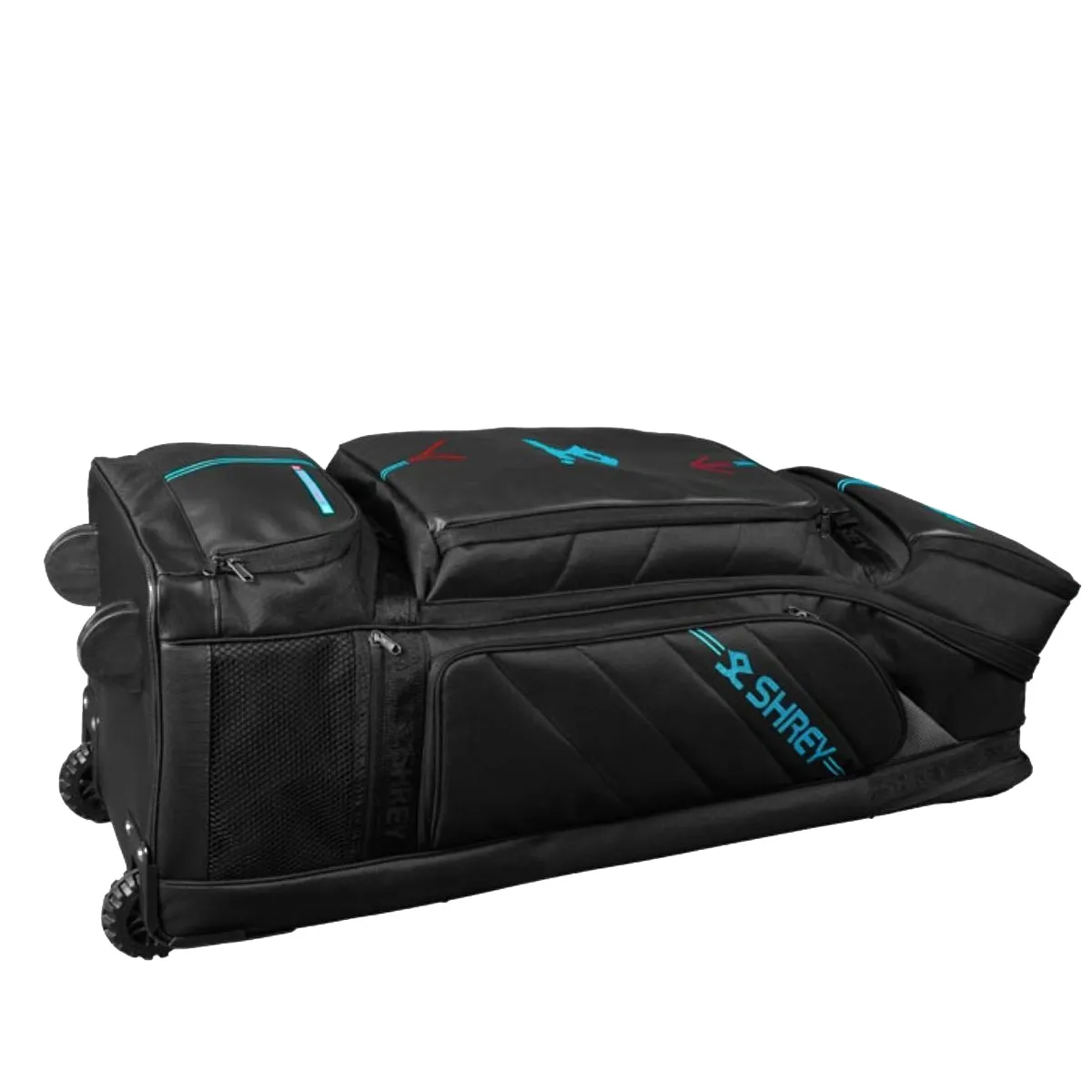 Shrey Cricket Meta 120 Blue Large Wheelie Duffle Bag 2024