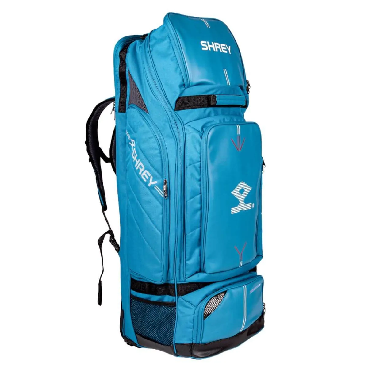 Shrey Cricket Meta 120 Blue Large Wheelie Duffle Bag 2024