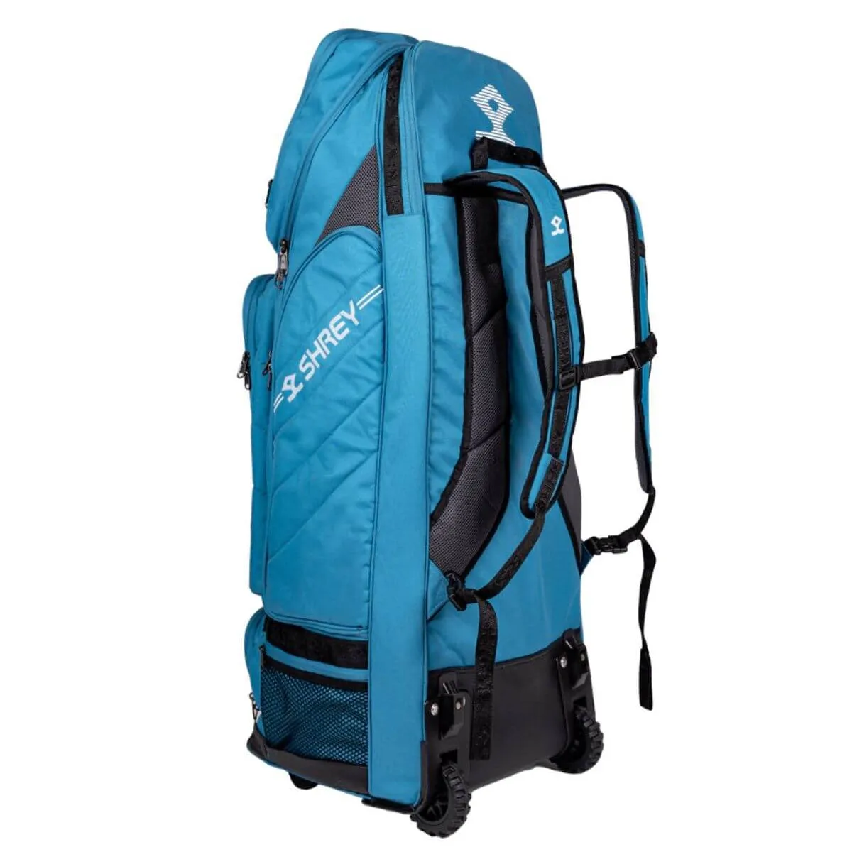 Shrey Cricket Meta 120 Blue Large Wheelie Duffle Bag 2024