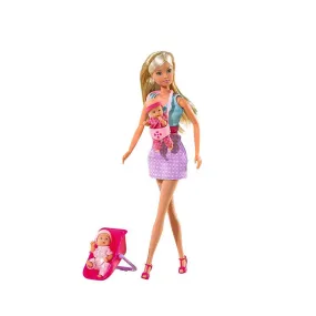 Simba Toys Steffi Love Baby Sitter, Purple