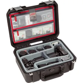 SKB iSeries 1510-6 Case with Think Tank Photo Dividers & Lid Organizer (Black)