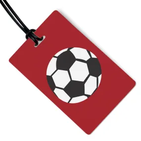 Soccer Ball Luggage Tag