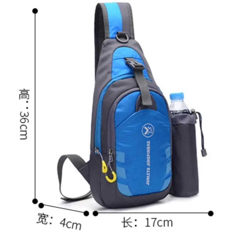 Sohiwoo Men Women Chest Backpack Multifunction Travel Hiking Crossbody Shoulder Bag Outdoor Bag Climbing Fitness Trekking Fishing Bag