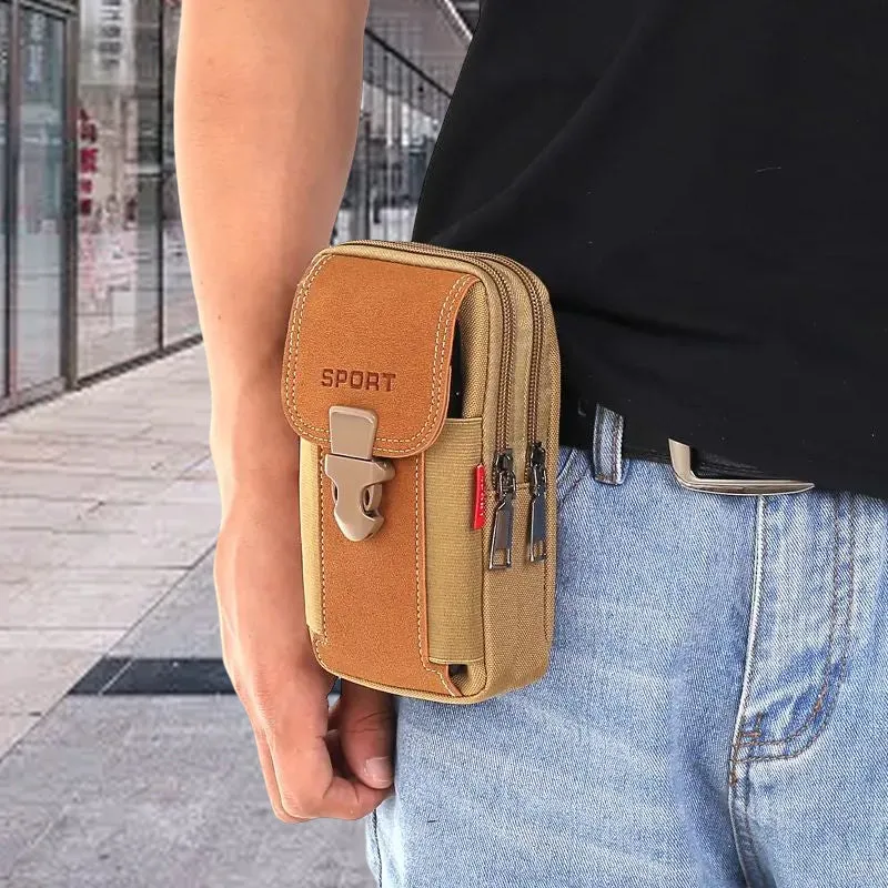 Sports bag for men - mobile-friendly waist bag