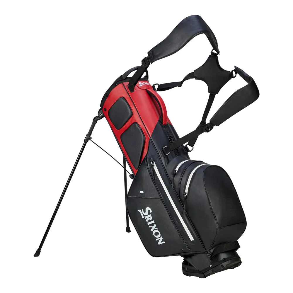 Srixon Waterproof Stand Bag - Black/Red