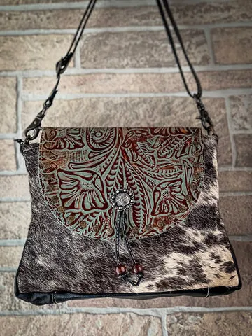 Steamy Leather Shoulder Bag