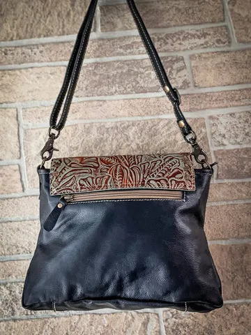 Steamy Leather Shoulder Bag