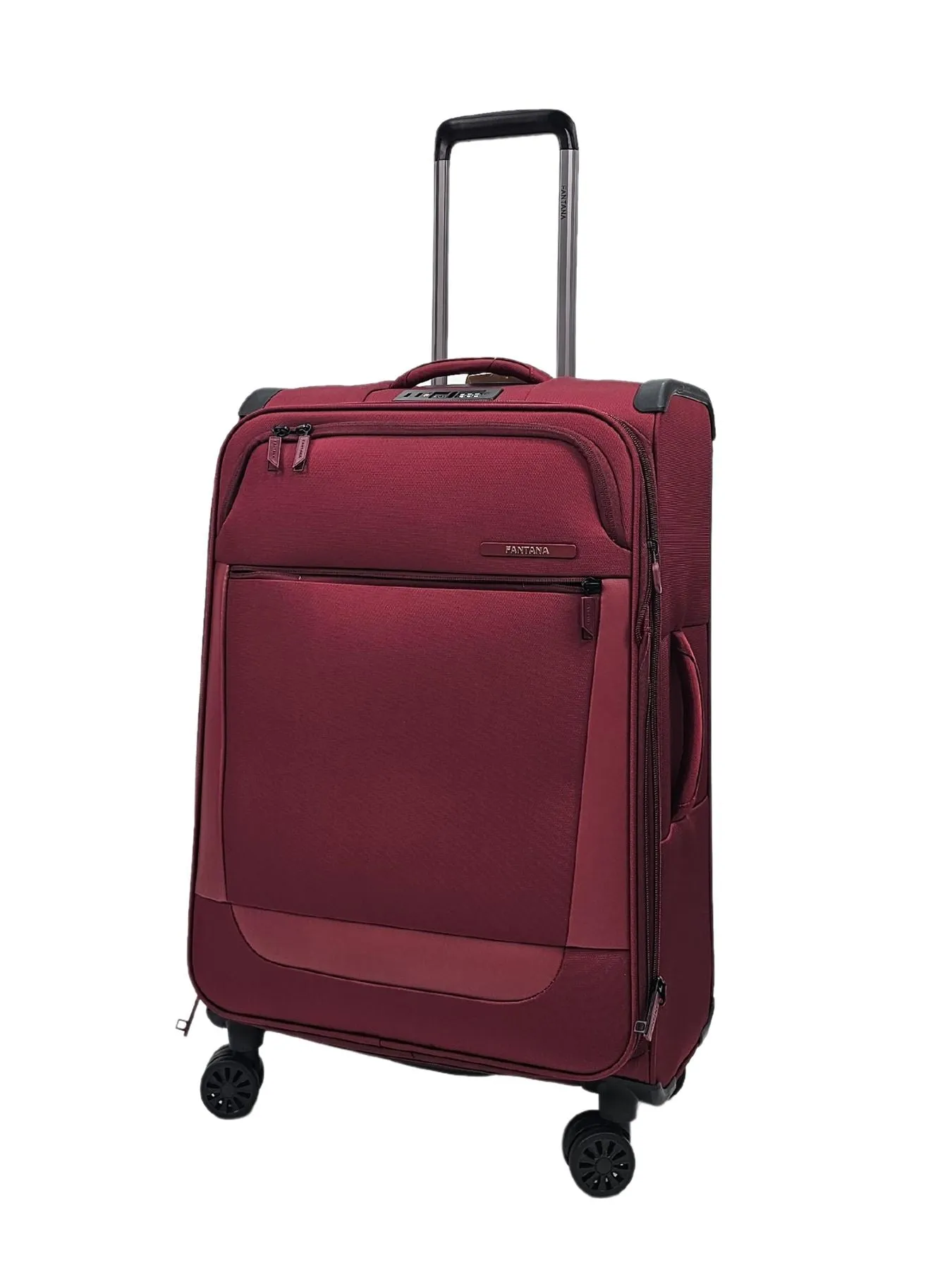 Suitcase Travel Bag Carry On Hand Cabin Check in Soft Case Luggage Trolley Zipped Compartments