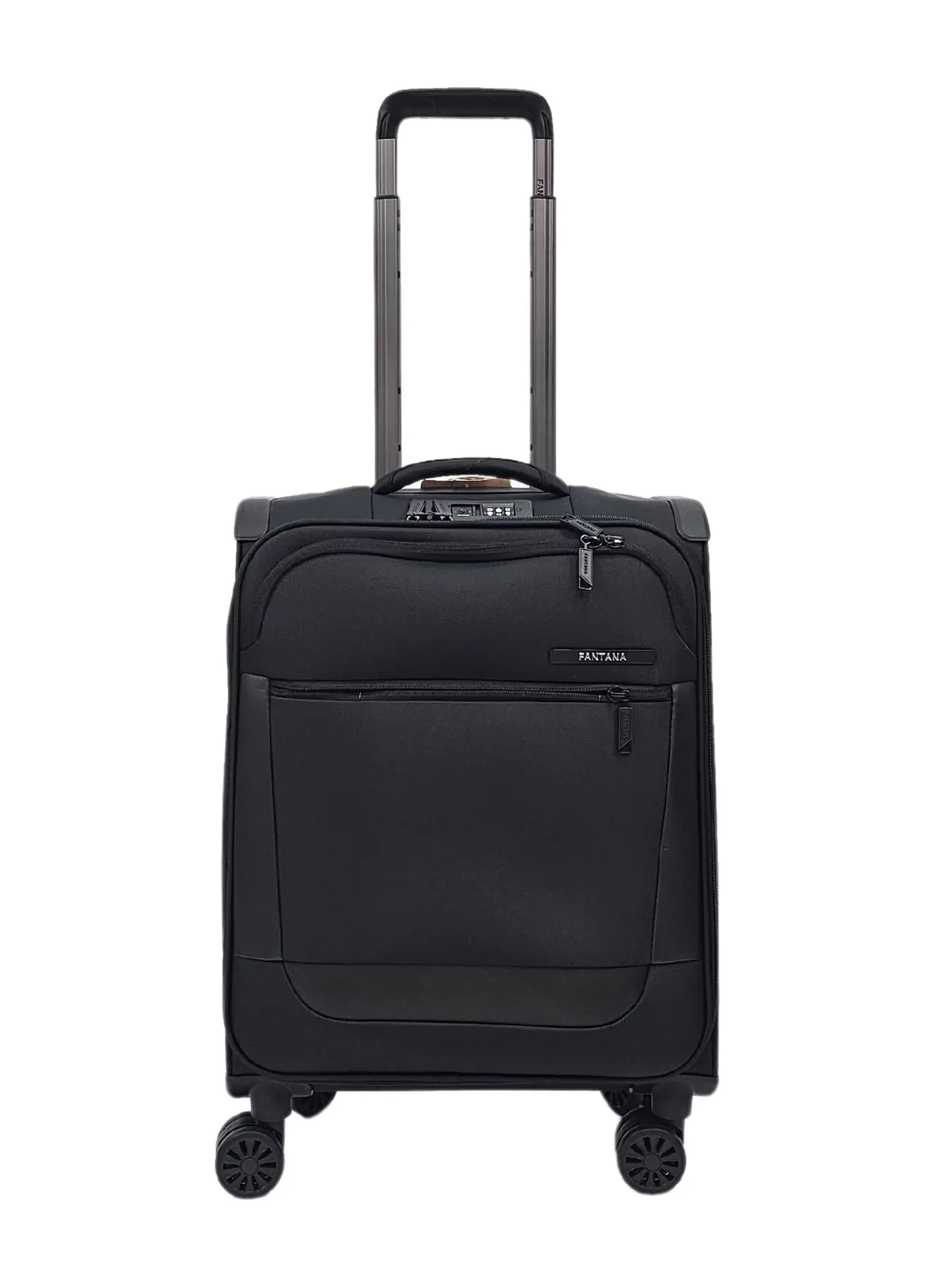 Suitcase Travel Bag Carry On Hand Cabin Check in Soft Case Luggage Trolley Zipped Compartments