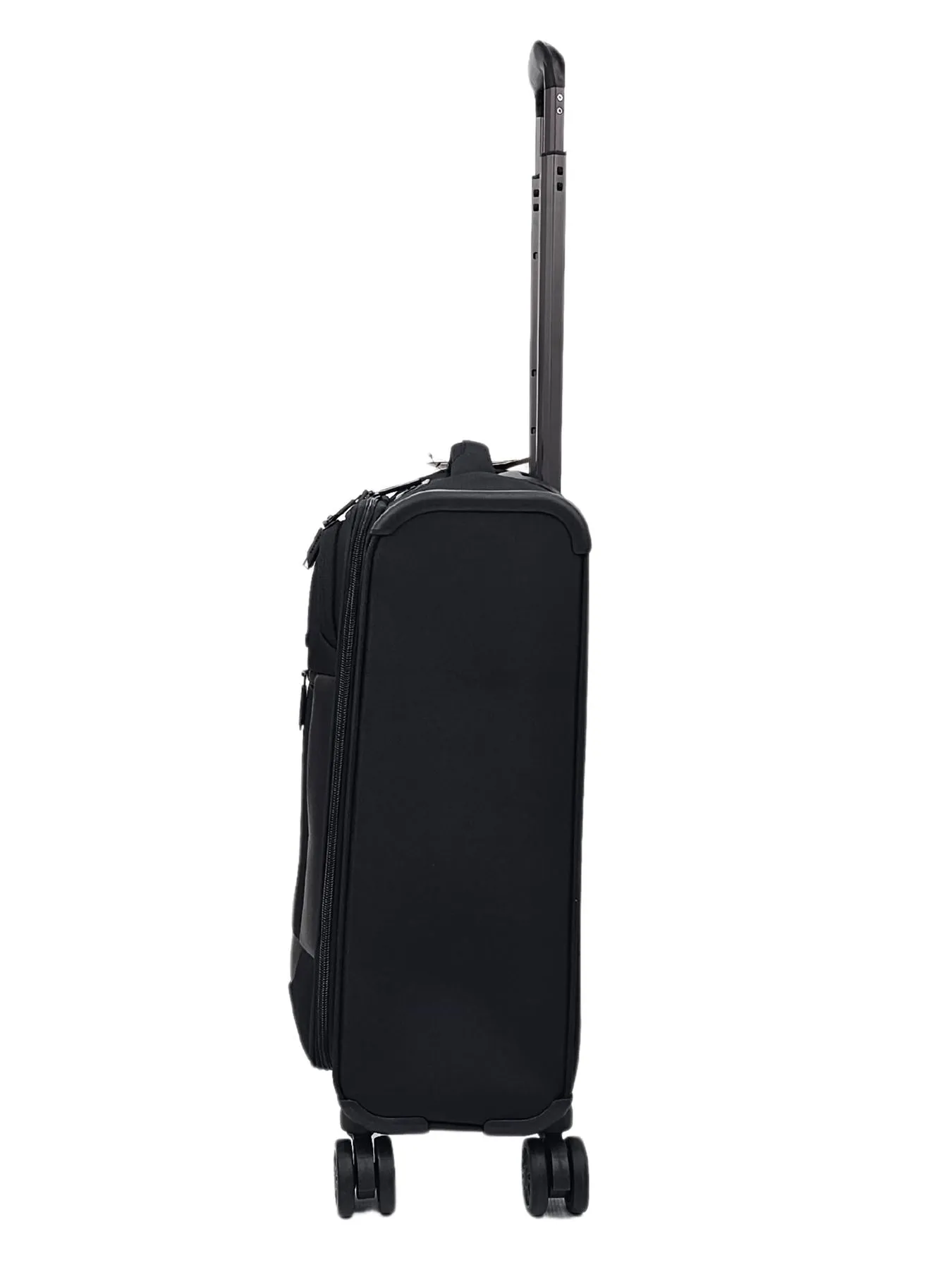 Suitcase Travel Bag Carry On Hand Cabin Check in Soft Case Luggage Trolley Zipped Compartments