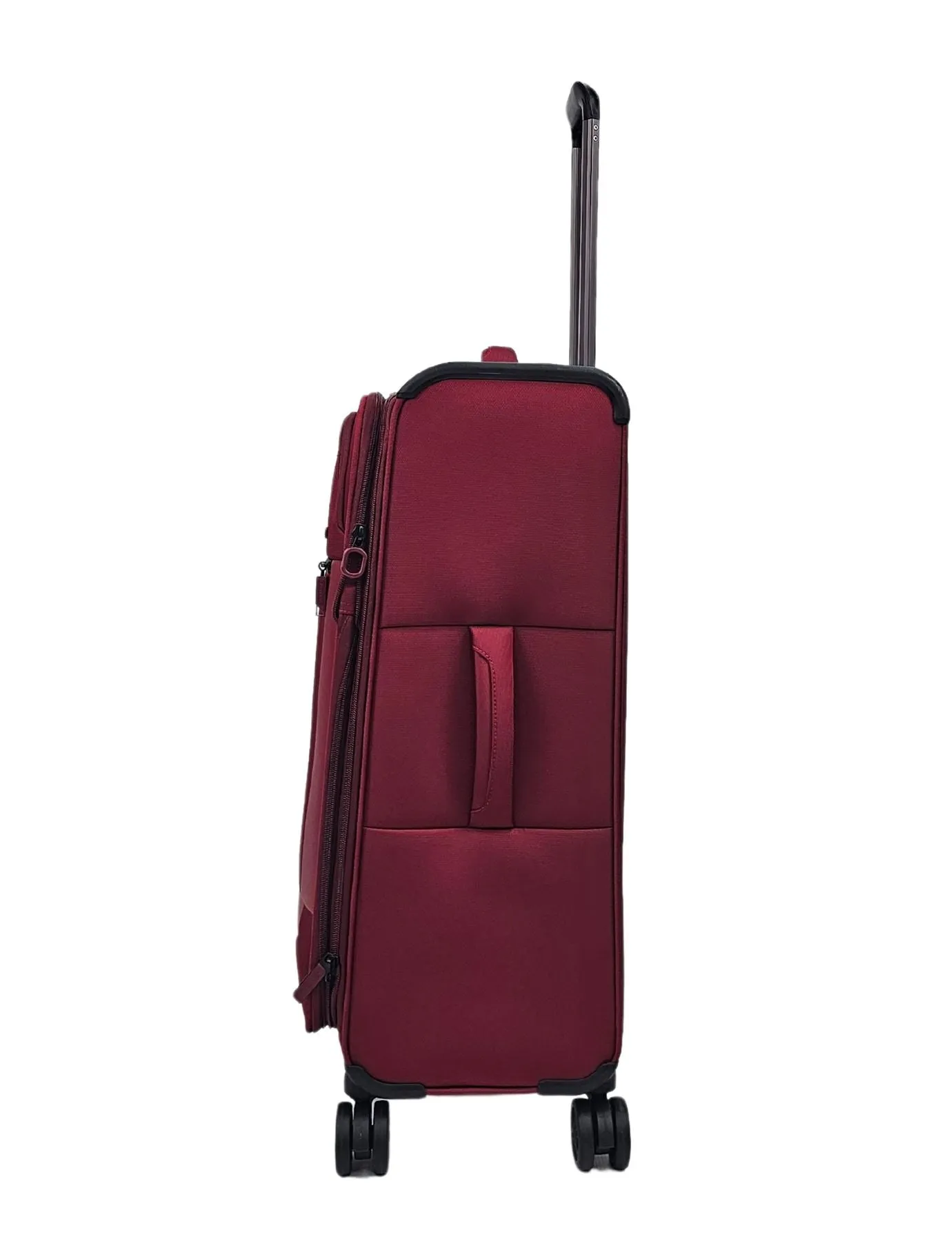 Suitcase Travel Bag Carry On Hand Cabin Check in Soft Case Luggage Trolley Zipped Compartments