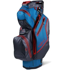 Sun Mountain H2NO Staff Waterproof Cart Bag - Cobalt/Navy/Red