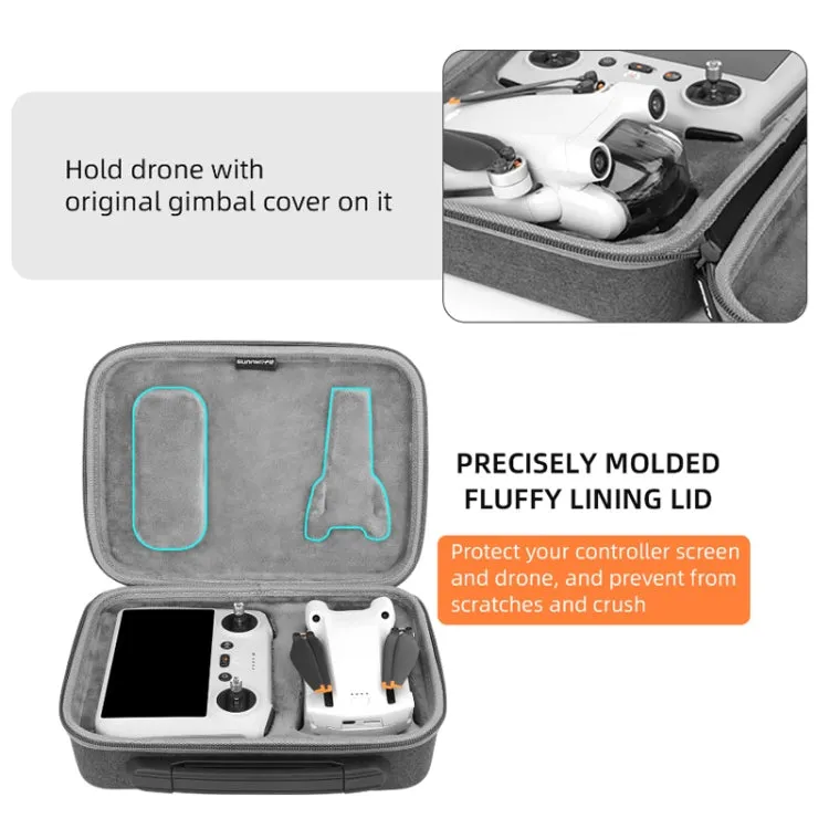 Sunnylife Drone Protective Storage Bag for DJI Mini 3 Pro,Style: Simplified Version Bag