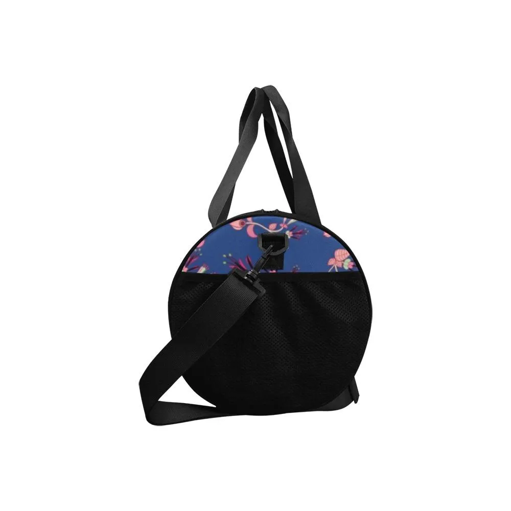 Swift Floral Peach Blue Duffle Bag