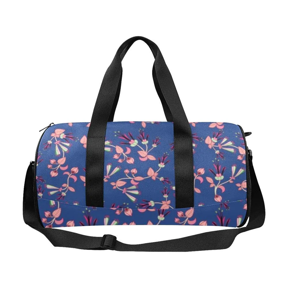 Swift Floral Peach Blue Duffle Bag