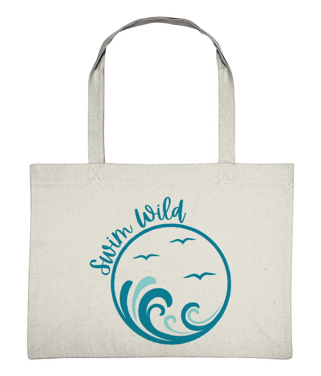 Swim Wild Recycled Cotton Shopping Bag