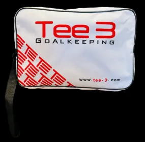 Tee3 Goalkeeping Glove Bag - White