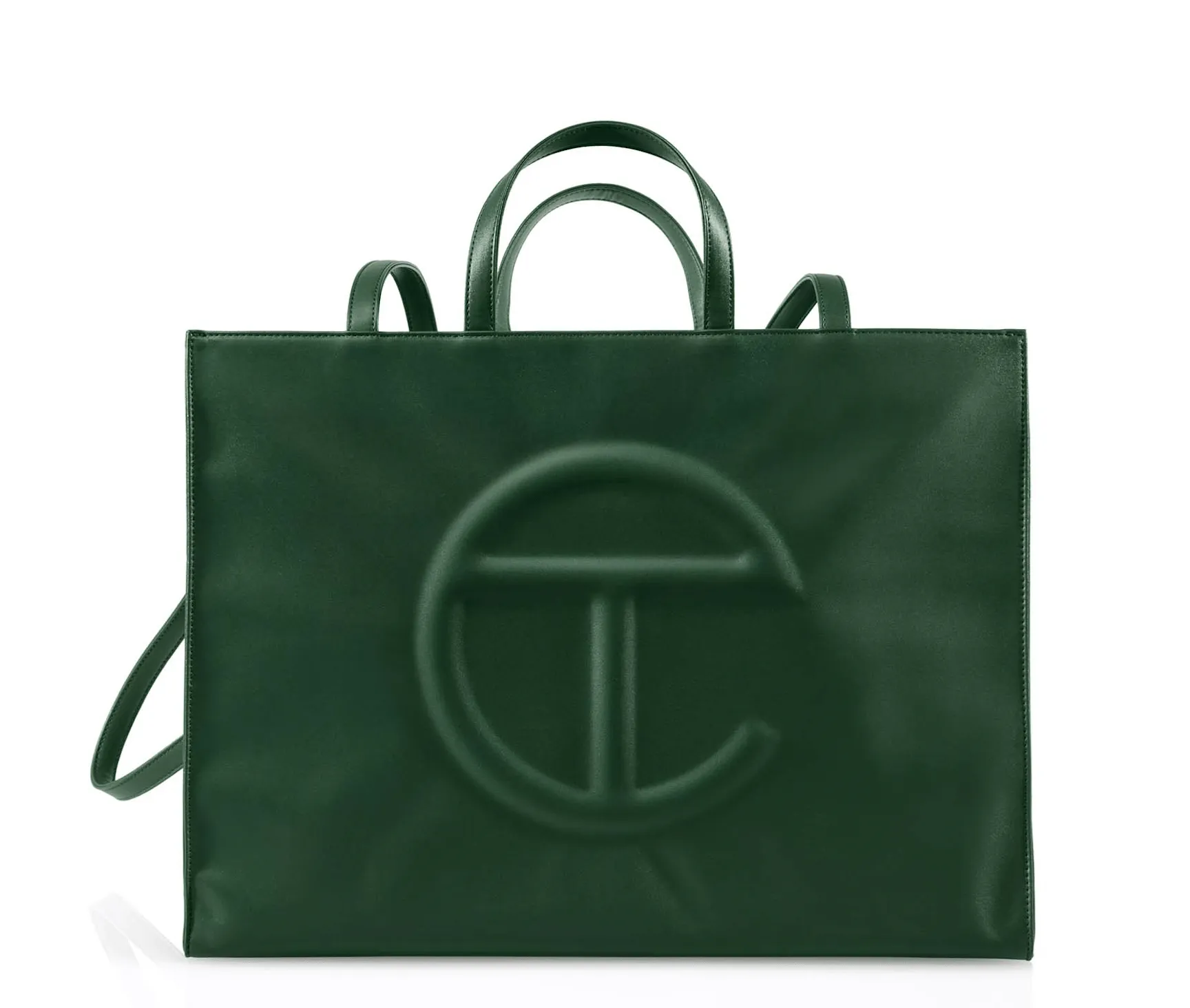 TELFAR SHOPPING BAG LARGE DARK OLIVE