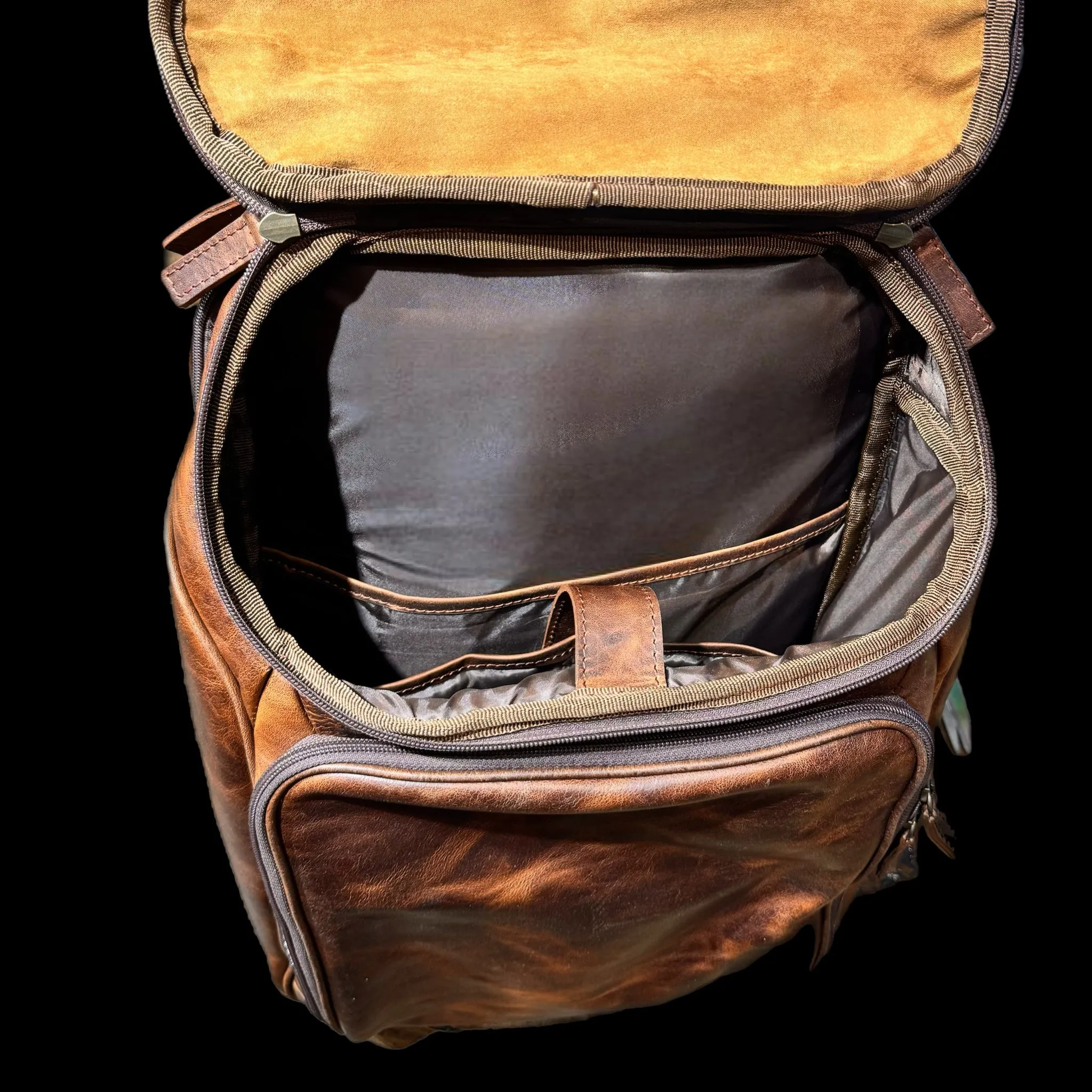 Texas Backpack - Rustic Oil-Tanned