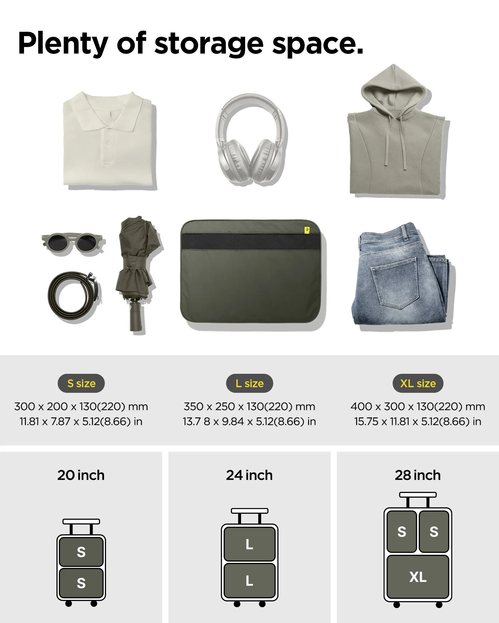 Travel Packing Cubes | KD600