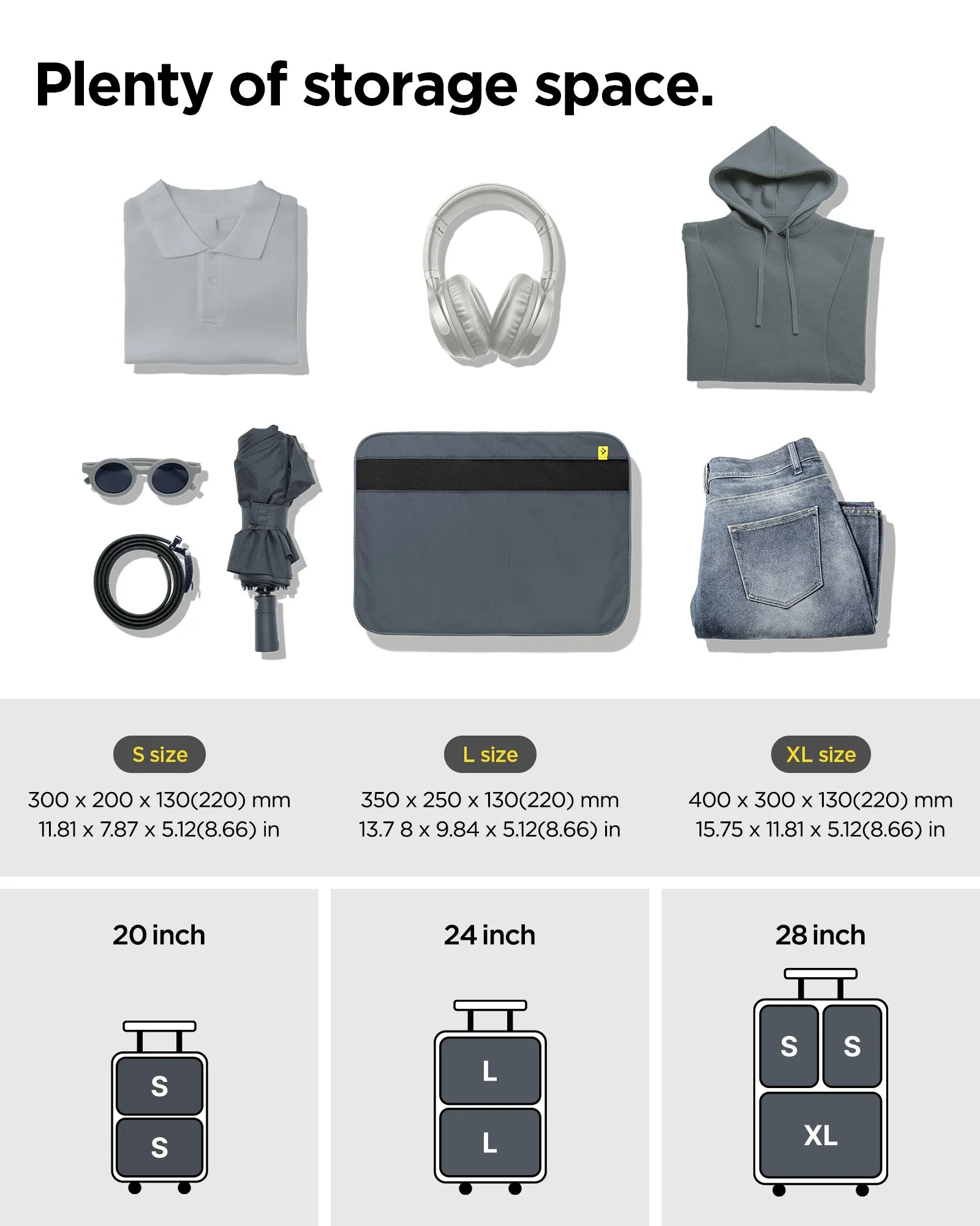 Travel Packing Cubes | KD600