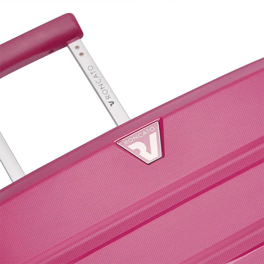 Trolley Grande Espandibile Rigido RONCATO 78 cm 4 Ruote Linea Butterfly Colore Magenta