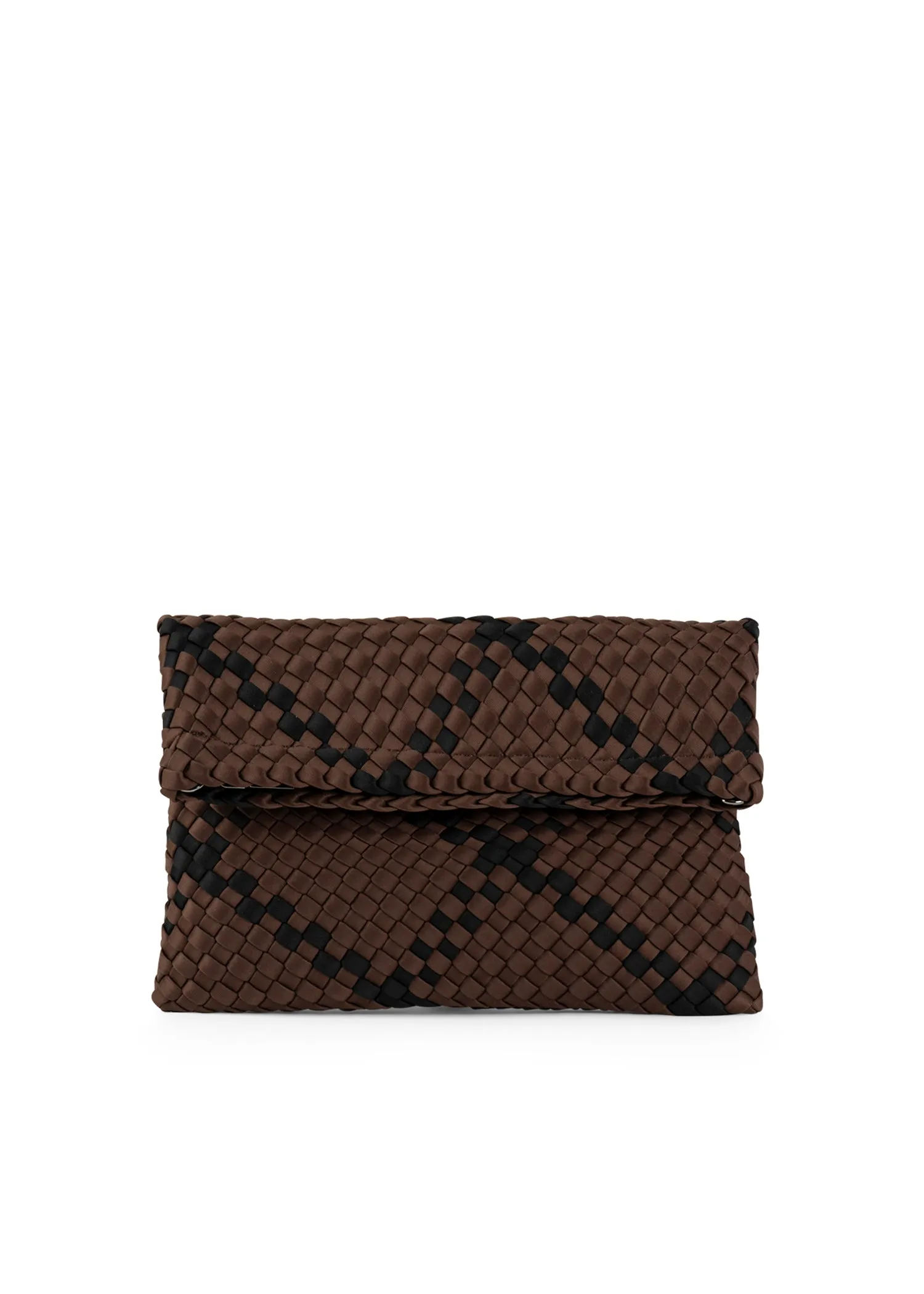 Val Espresso Convertible Woven Crossbody