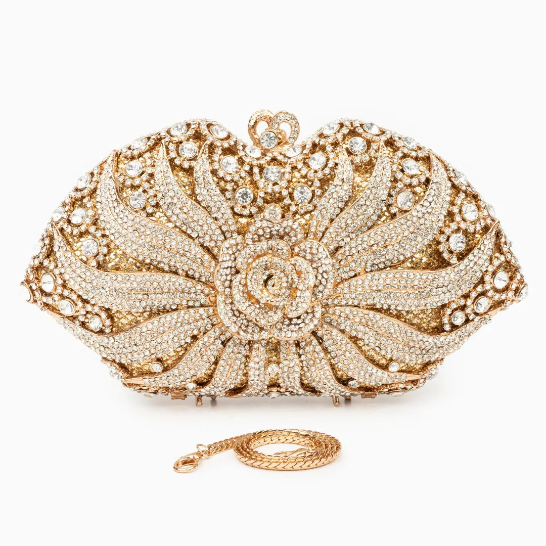 Valerie Rhinestones Clutch Bag