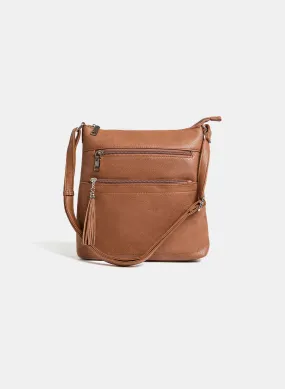 Vegan Leather Crossbody Bag