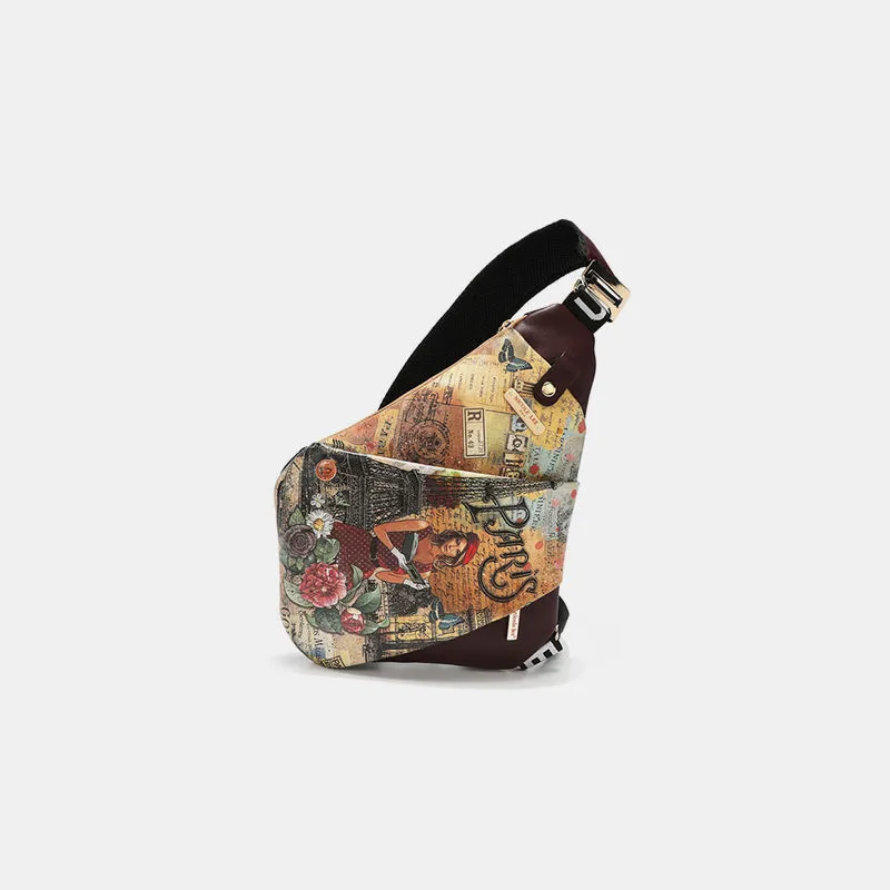 Vegan Luxe Wild Spirit Leopard Crossbody Bag