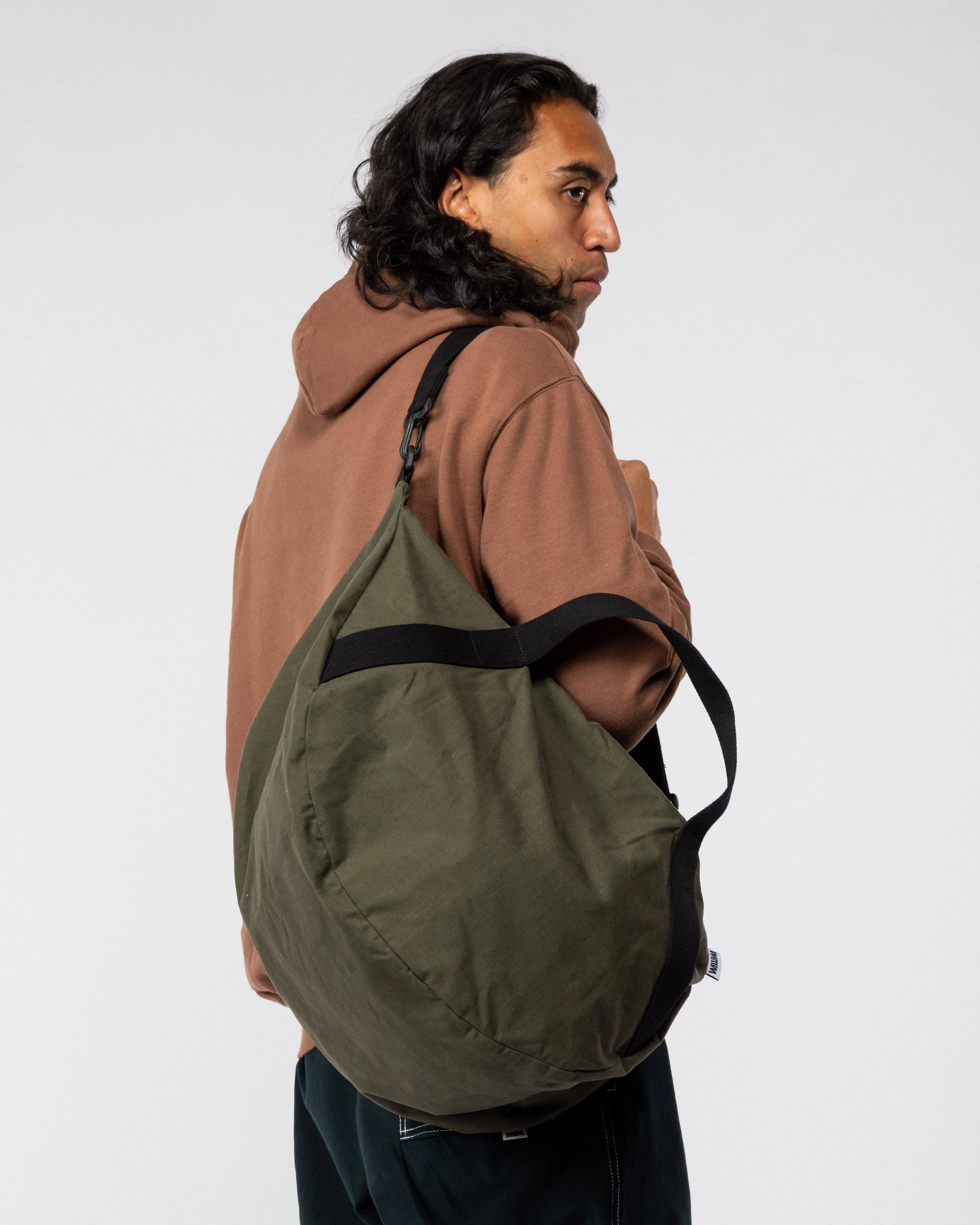 Water Resistant Duffle Bag - Dark Olive