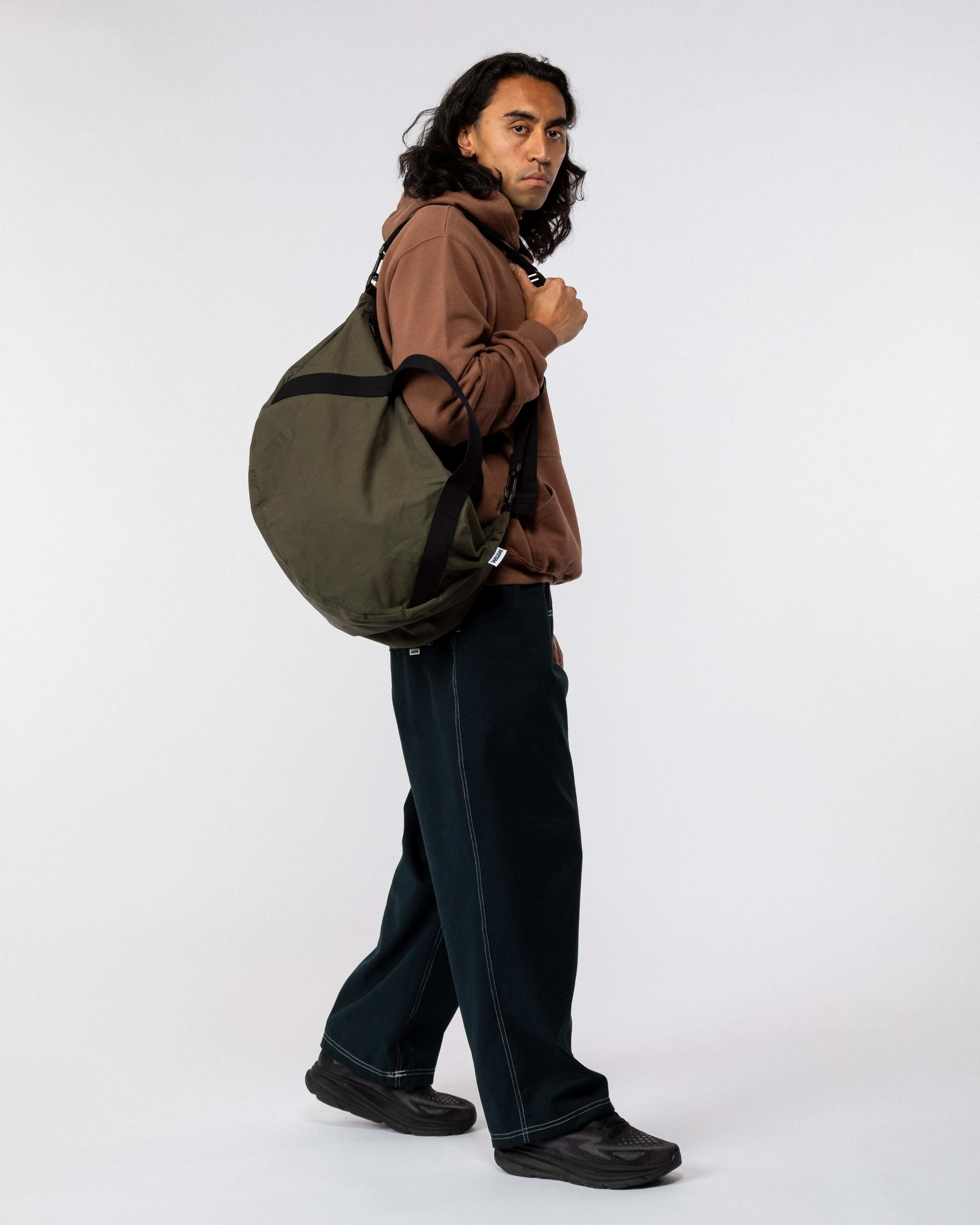 Water Resistant Duffle Bag - Dark Olive