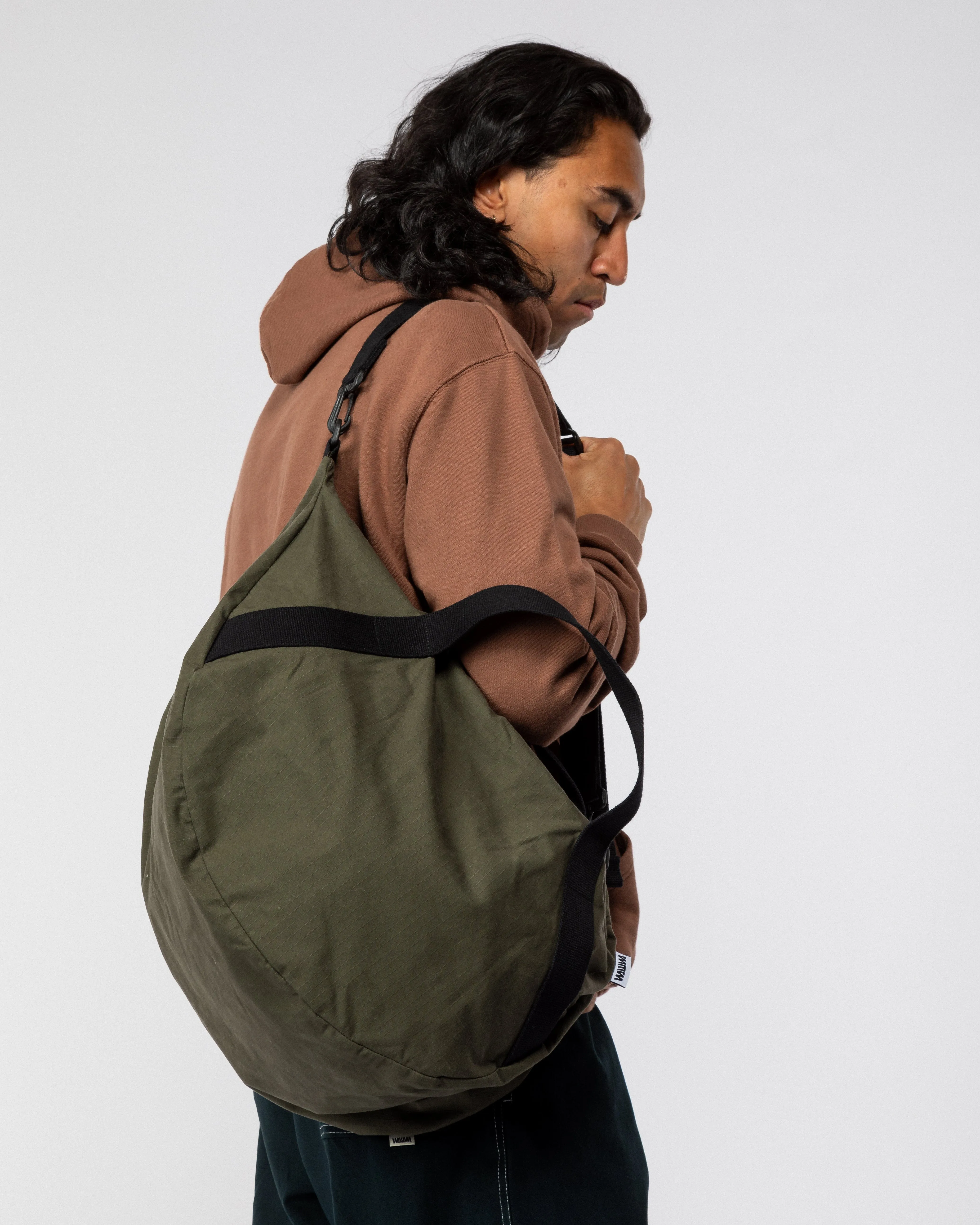 Water Resistant Duffle Bag - Dark Olive