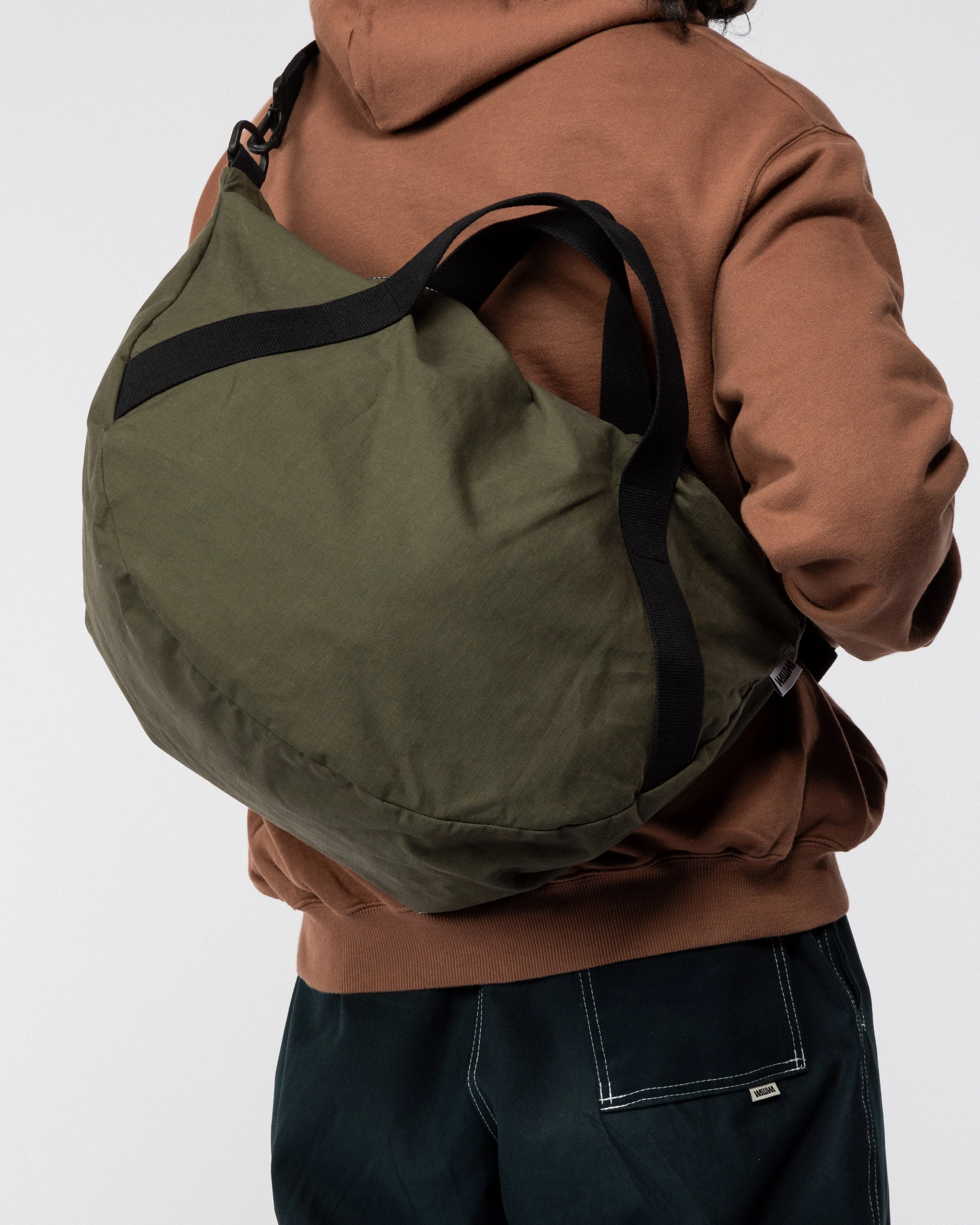 Water Resistant Duffle Bag - Dark Olive