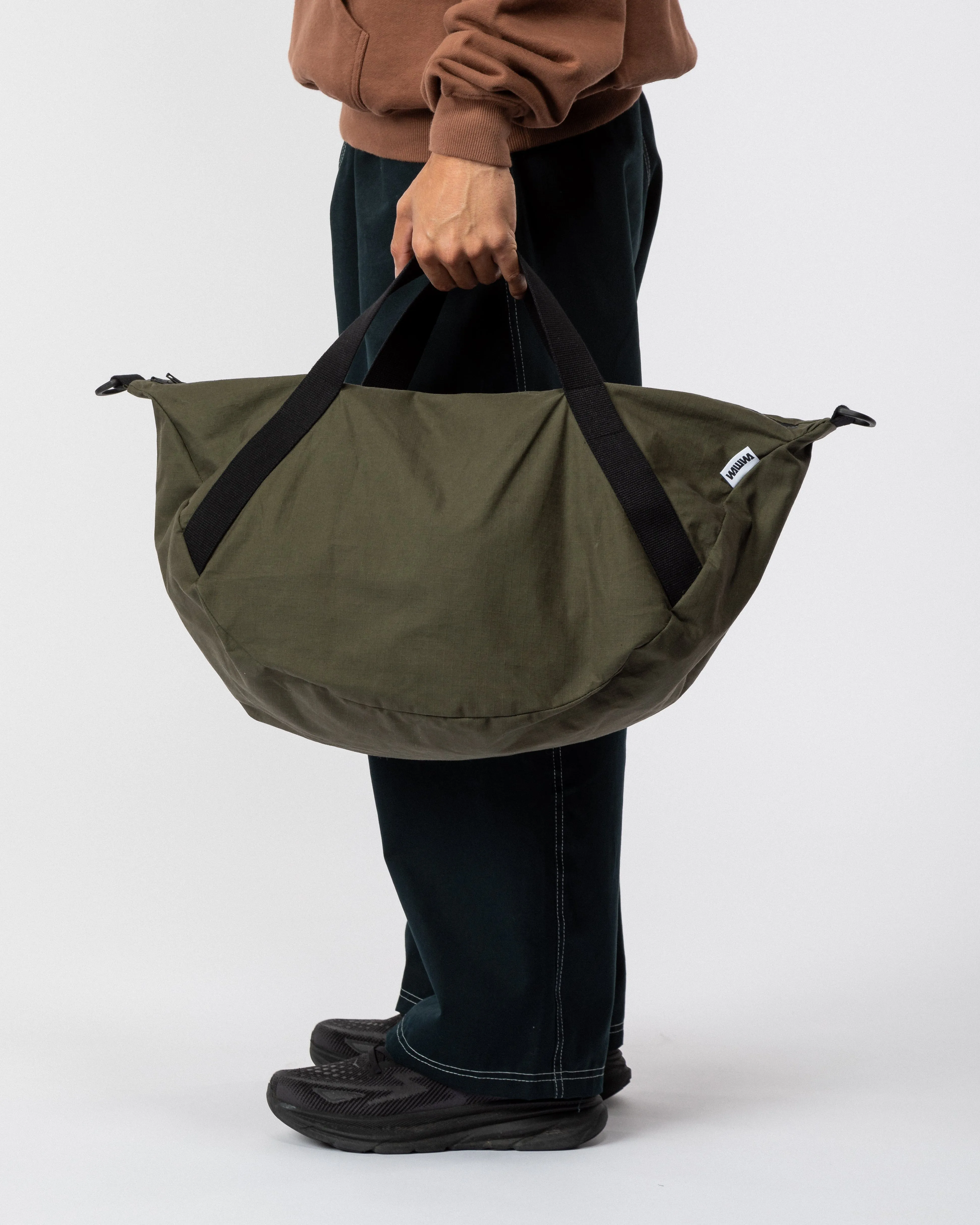 Water Resistant Duffle Bag - Dark Olive