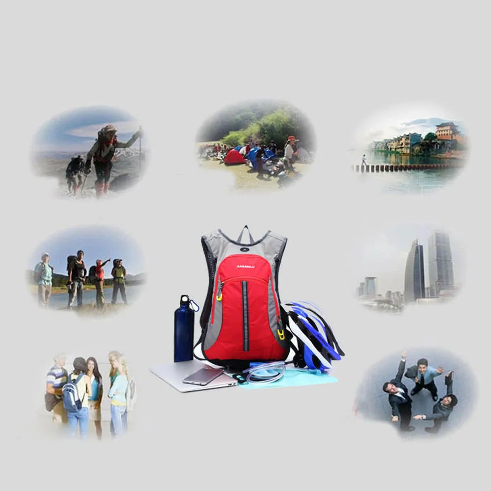 Water-resistant Shoulder Outdoor Cycling Bike Riding Backpack Mountain Bicycle Travel Hiking Camping Running Water Bag