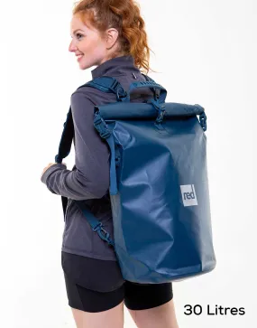 Waterproof Roll Top Dry Bag Backpack - Deep Blue