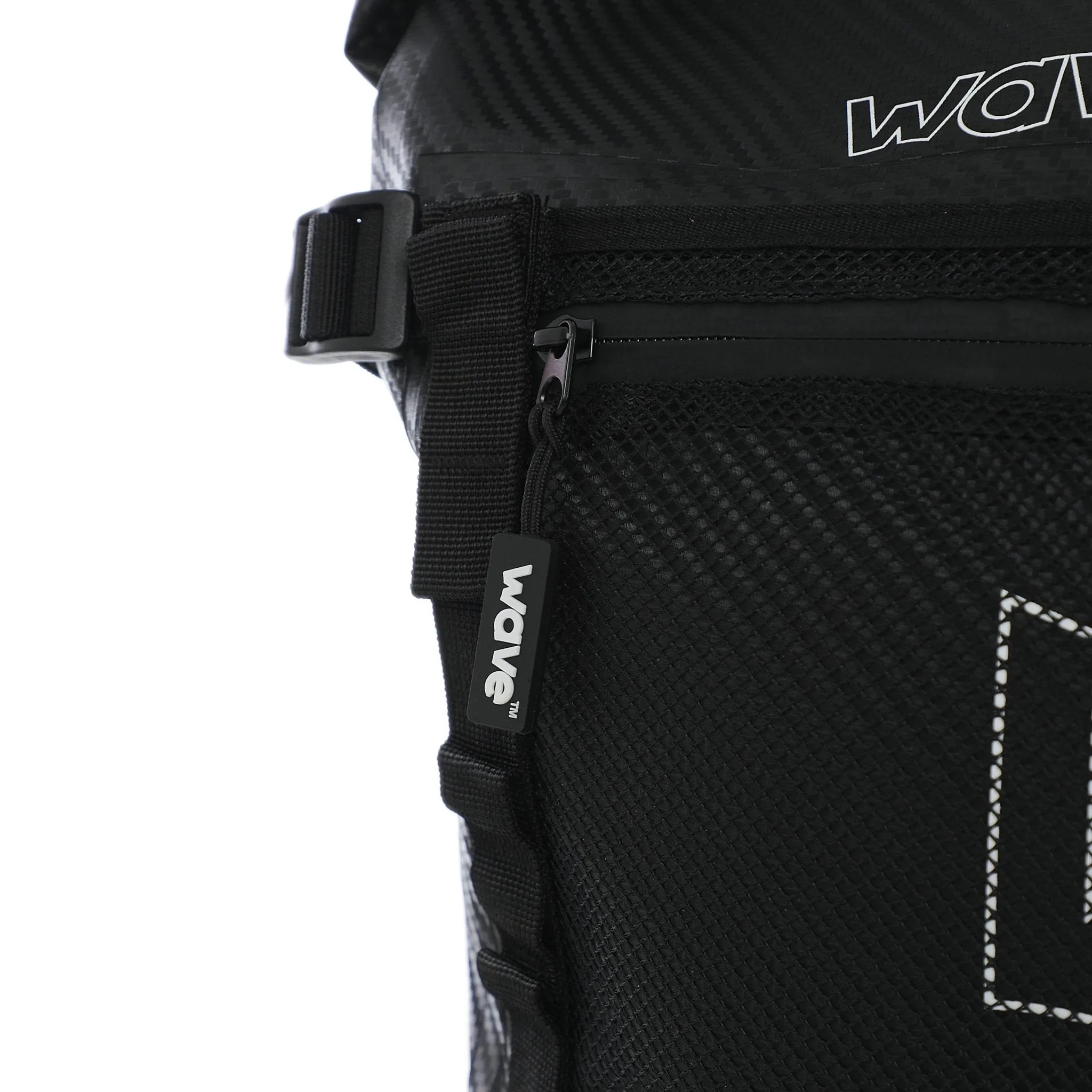 Waterproof Roll Top PVC Deck Bag | Black | 20L