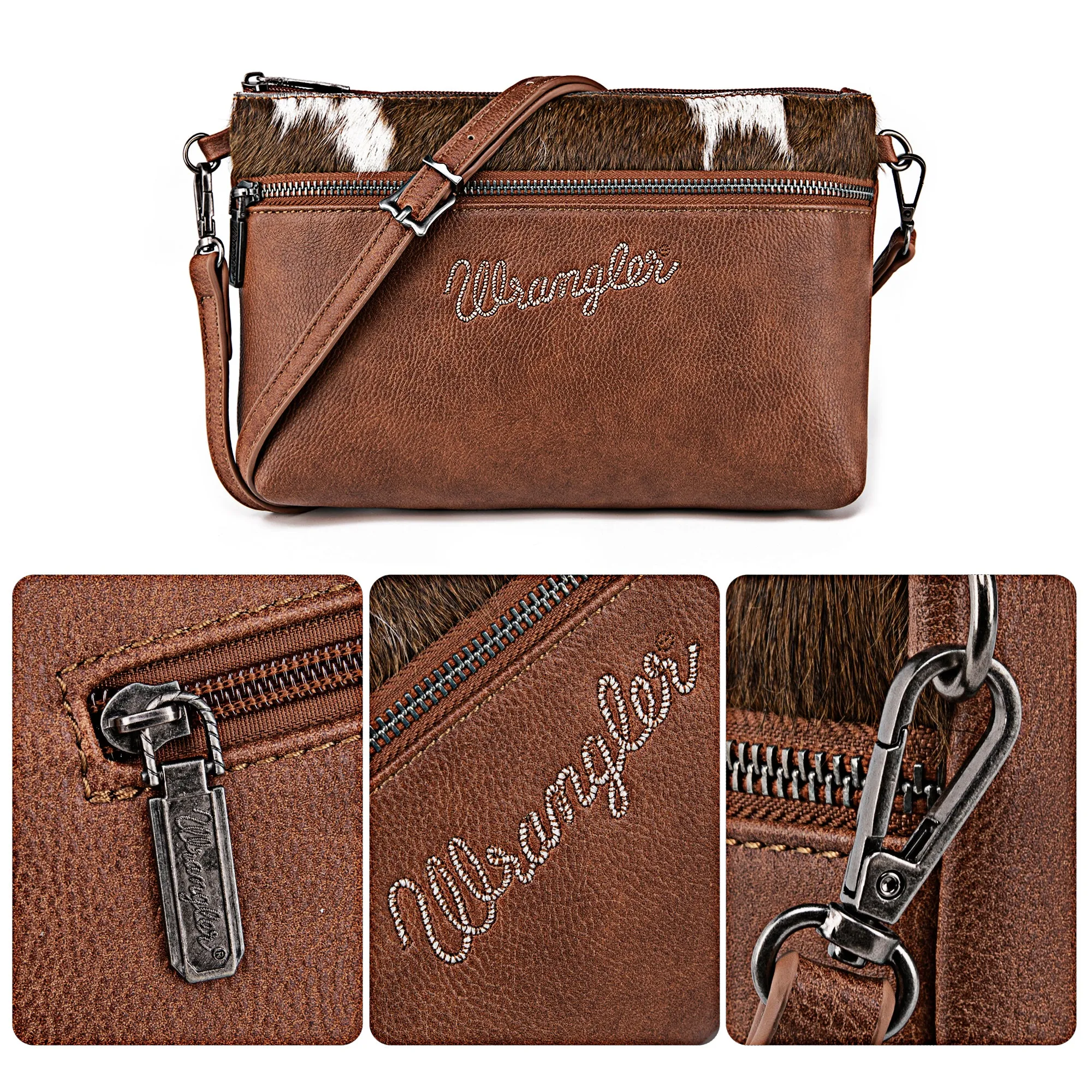 WG49-181 Wrangler Hair-On Collection Crossbody